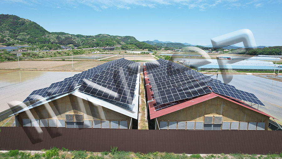 태양광 패널 금속 지붕 설치 시스템