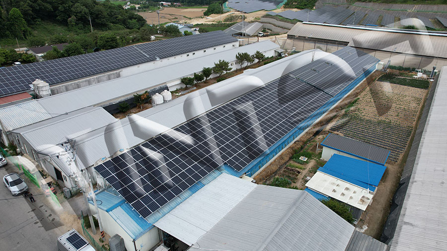 지붕 시스템의 태양광 PV 마운트