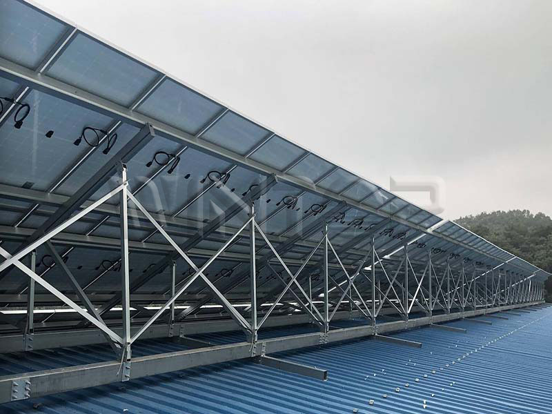 주석 지붕 장착 태양광 발전 시스템