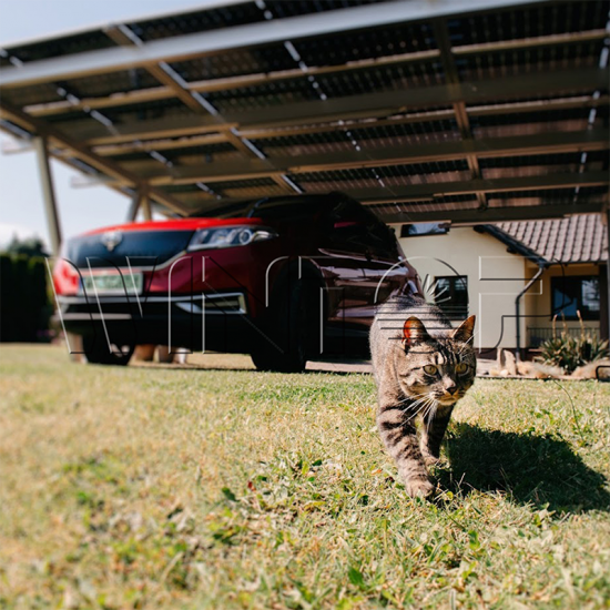 Solar Powered Carport Bracket