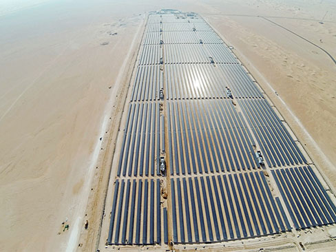 두바이 태양광 발전소, 2030년까지 5GW 달성 목표
