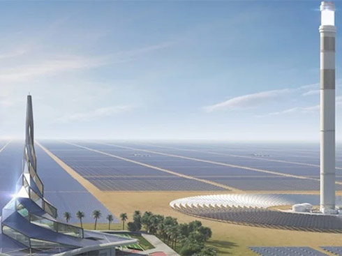 두바이에 세계 최대 집광형 태양광발전소 완공
        