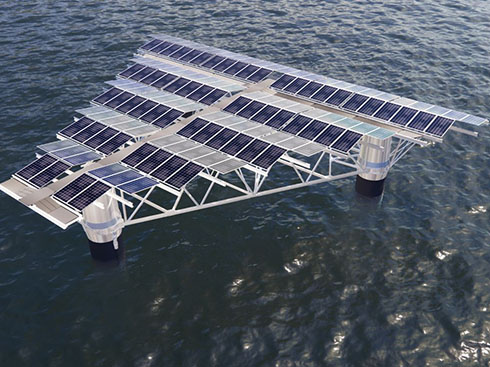 일본 최초의 해상 부유식 태양광 실증 프로젝트